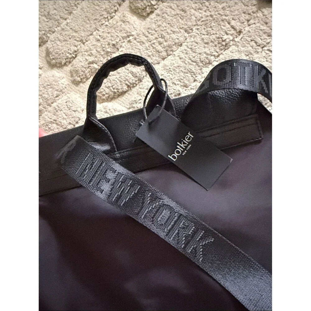 Botkier canvas MINI backpack NWT black with black hardware